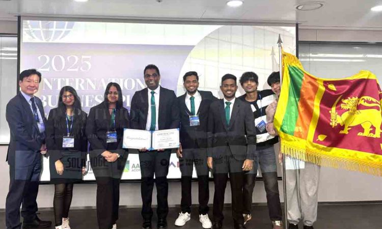 SLIIT Team Secures Global Title at International Business Plan Competition 2025 in South Korea